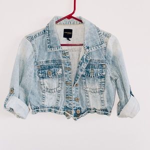 Highway jeans cropped jean jacket